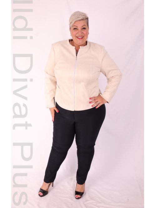 Livello Bézs Textilbőr Blézer