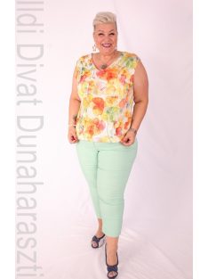 Livello Narancs Virágos Trikó Felső
