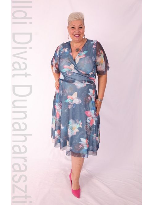 Livello Kék-Virágos Necc Ruha