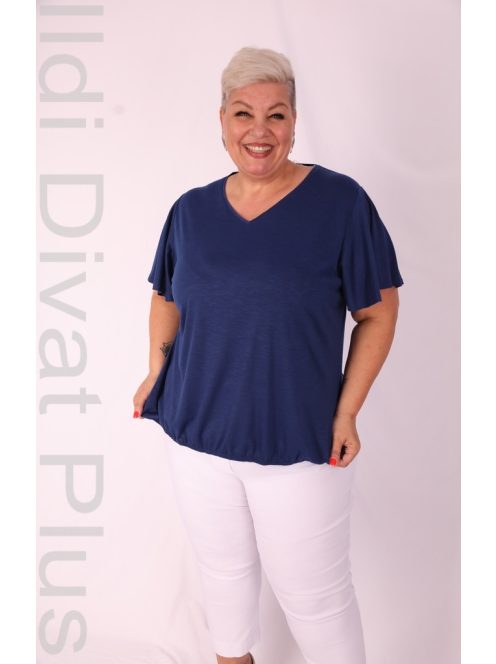 Livello Sötétkék Lepke Ujjú Felső