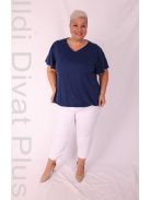 Livello Sötétkék Lepke Ujjú Felső