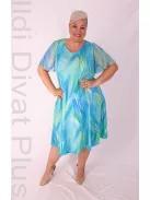 Livello Zöld-Mintás A Vonalú Ruha