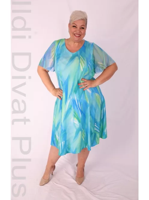 Livello Zöld-Mintás A Vonalú Ruha