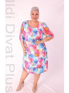 Livello Színes-Virágmintás Muszlin Ruha