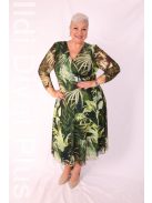 Livello Zöld-Mintás A Vonalú Necc Ruha