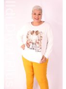 Livello Ekrü-Mintás Coffee-Time Felső