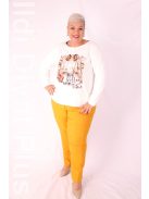 Livello Ekrü-Mintás Coffee-Time Felső