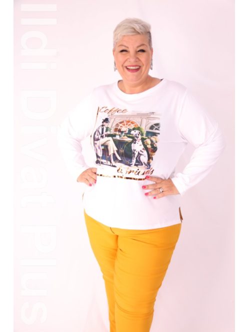 Livello Ekrü-Mintás Coffee Felső