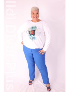 Livello Fehér Nyomott Mintás Felső