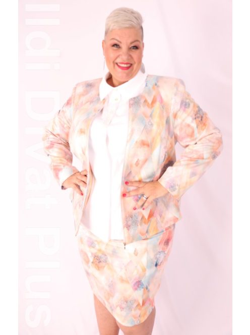 Livello Mozaik-Mintás Zippes Blézer