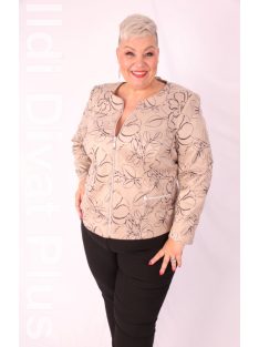 Livello Mogyoró-Fekete Mintás Blézer