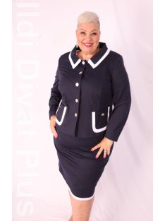 Livello Kék-Fehér Zsebes Blézer