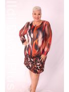 Livello Bordó Mintás Nesses Ruha