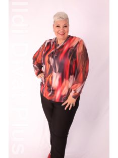 Livello Barna Mintás Nyakán Kötős Felső