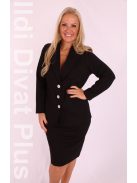 Livello Gombos Galléros Fekete Blézer