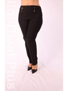 Livello Fekete Háromgombos Nadrág