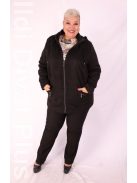 Livello Fekete Velúbőr Kabát