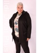 Livello Fekete Velúbőr Kabát