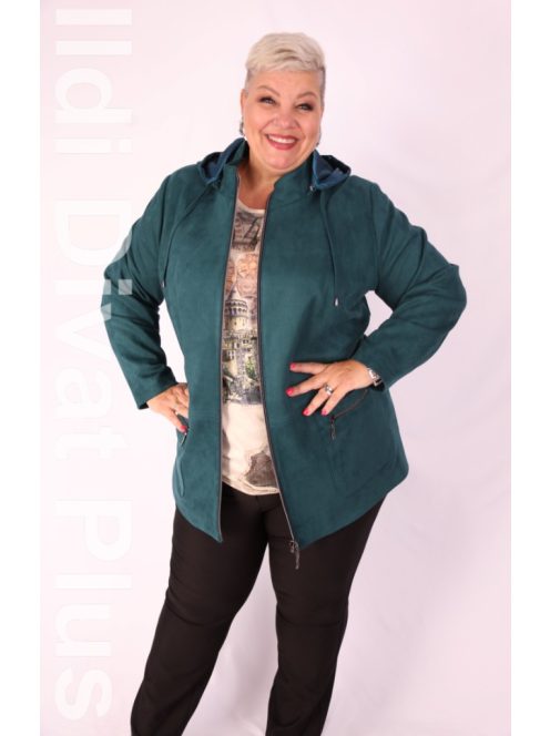 Livello Petrol Velúbőr Kabát