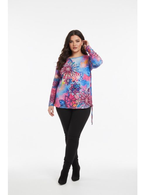 Livello Fuxia-Mandala Mintás Felső