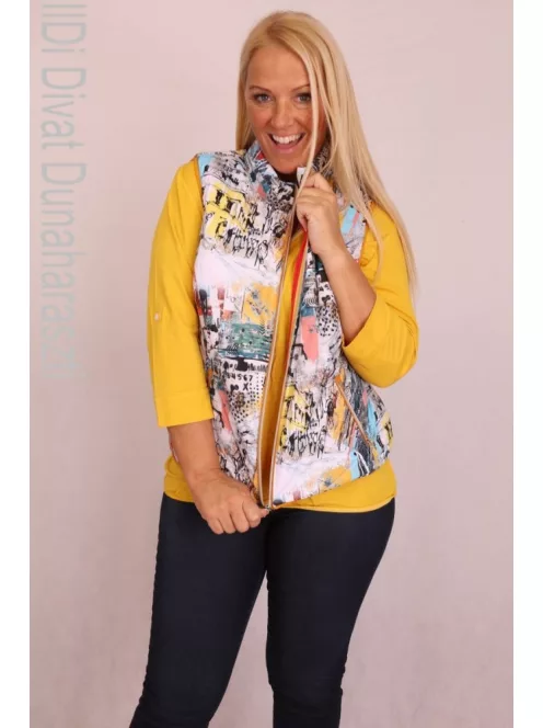 Livello Színes mintás mellény - 42