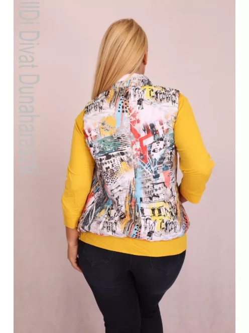 Livello Színes mintás mellény - 42