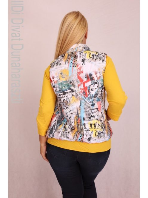 Livello Színes mintás mellény