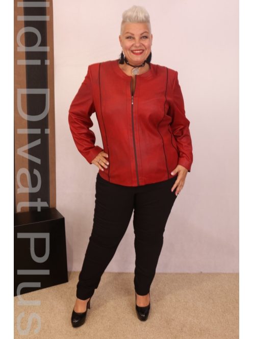 Livello Burgundi Műbőr Blézer
