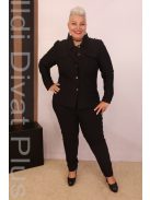 Livello Fekete Gombos Blézer-Kabát