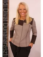 Livello Barna-Fango Betétes Blézer