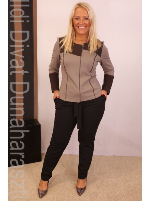 Livello Barna-Fango Betétes Blézer