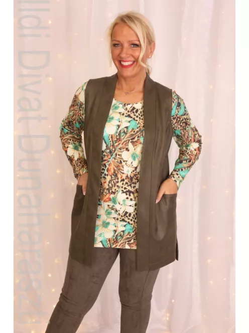 Livello Keki Műbőr Mellény-42