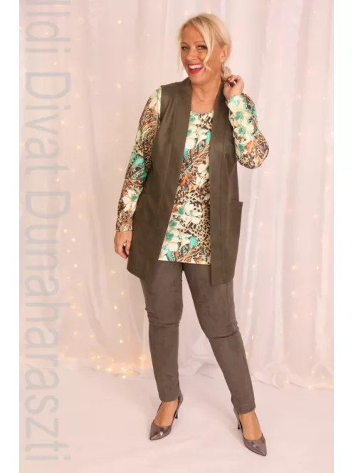 Livello Keki Műbőr Mellény-42