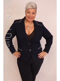 Livello Sötétkék Geometriai Betétes Nadrág