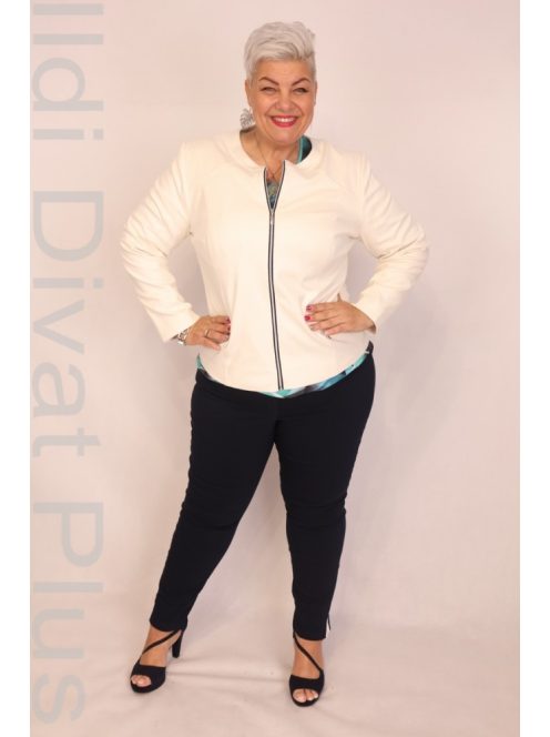 Livello Eleganza Ekrü Műbőr Blézer