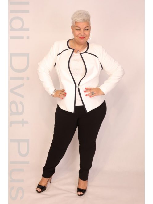 Livello Eleganza Fehér-Kék Betétes Blézer