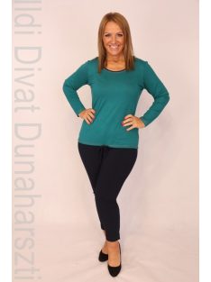 Livello Petrol Kék Nyakú Felső