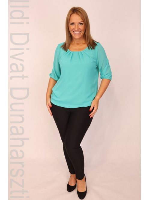 Livello Menta Rakott Nyakú Blúz