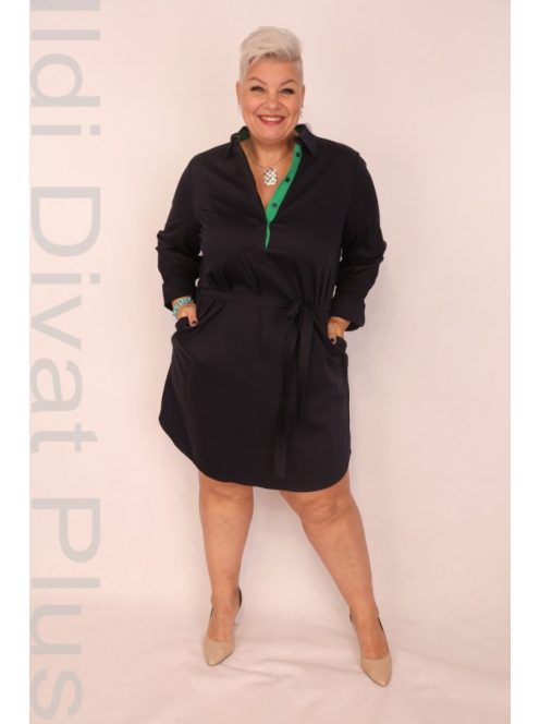 Livello Kék Gombos Gumis ujjú Ingruha