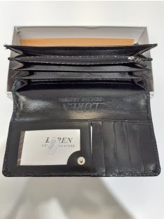 La Scala Fekete Bőr Pénztárca