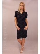 Mandala V nyakú csipke ruha-L