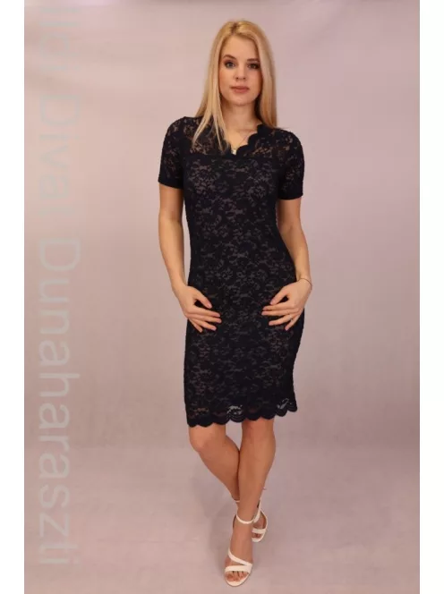 Mandala V nyakú csipke ruha