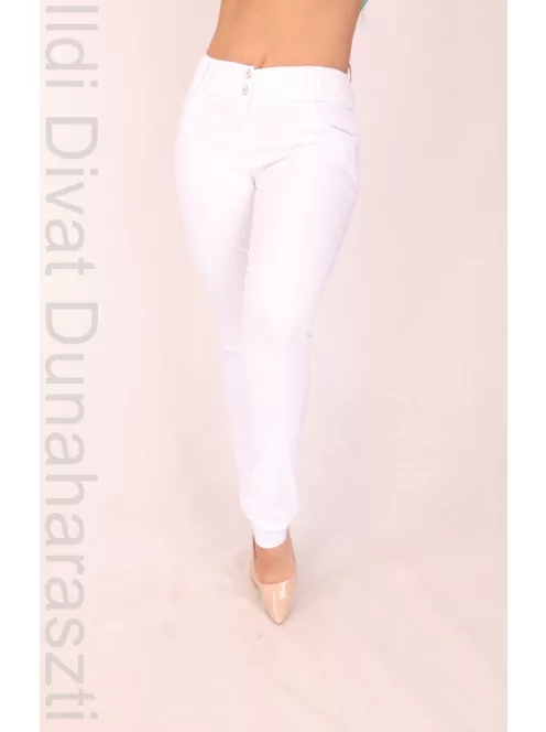 Manda Fehér Zsella Nadrág