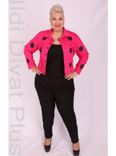 Marisis Pink Pöttyös Kabátka