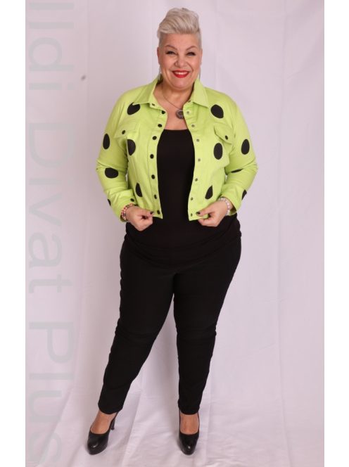 Marisis Lime Pöttyös Kabátka