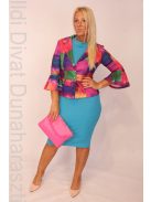 Mystic Day Színes Kockás Valentina Blézer