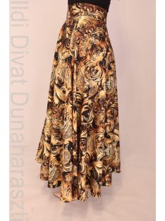 Mystic Day Arany Mintás Maxi Szoknya