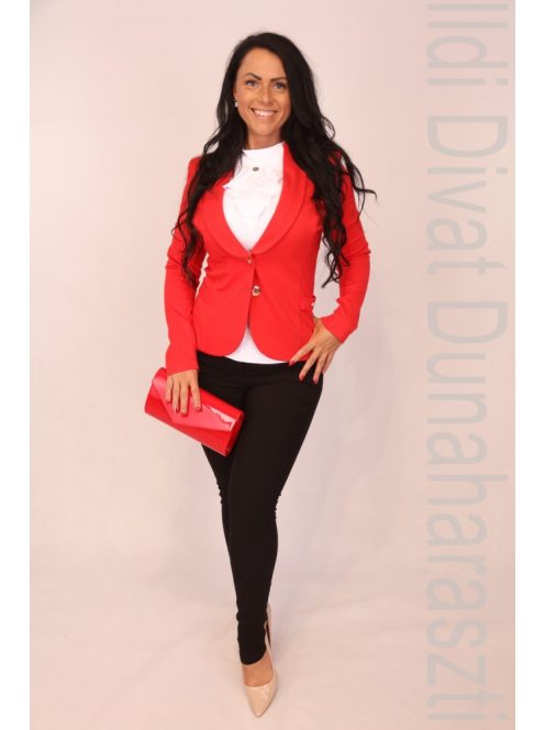 Mystic Day Piros Sálgalléros Blézer