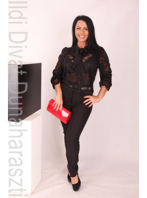 Mystic Day Fekete Csipke Odett Blúz