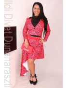 Mystic Day Korall-Fekete Mintás Antonió Blézer